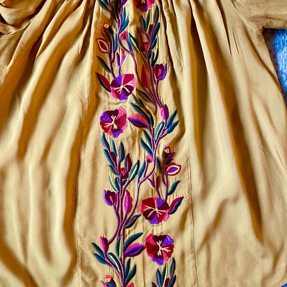 Solitaire Summer Off-Shoulder Top Bell Sleeves S - Picture 8 of 9